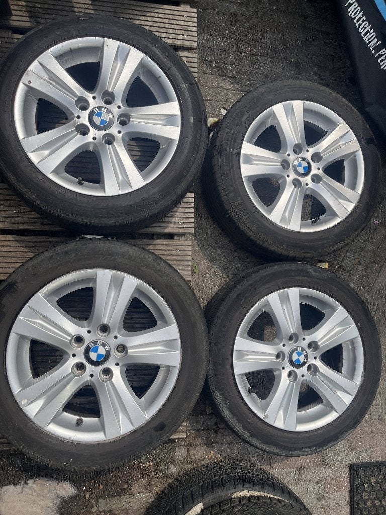 BMW 1 serie Banden op Licht Metalen Velgen, Ophalen, BMW