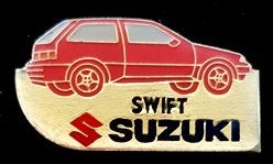 Suzuki Swift afbeelding pin, Verzenden, Nieuw, Transport, Speldje of Pin