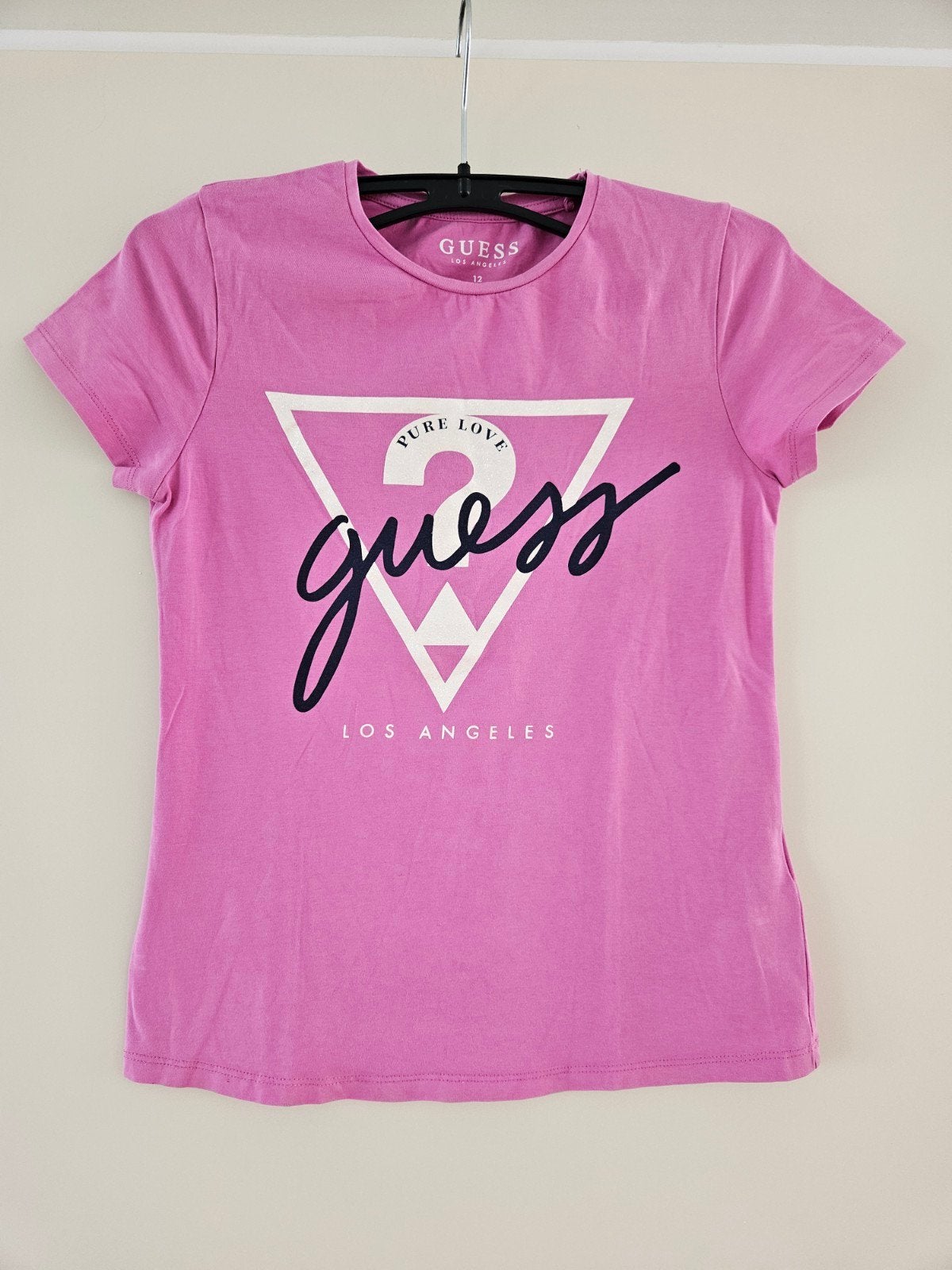 Als nieuw: prachtig shirt Guess mt 152 / size 12, Ophalen of Verzenden, Zo goed als nieuw, Meisje, Shirt of Longsleeve