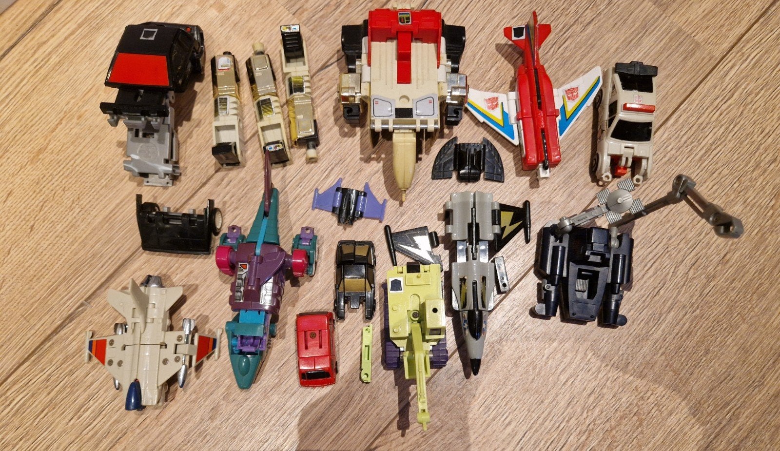 g1 Transformers lotje junkers, Verzamelen, G1, Ophalen of Verzenden, Gebruikt