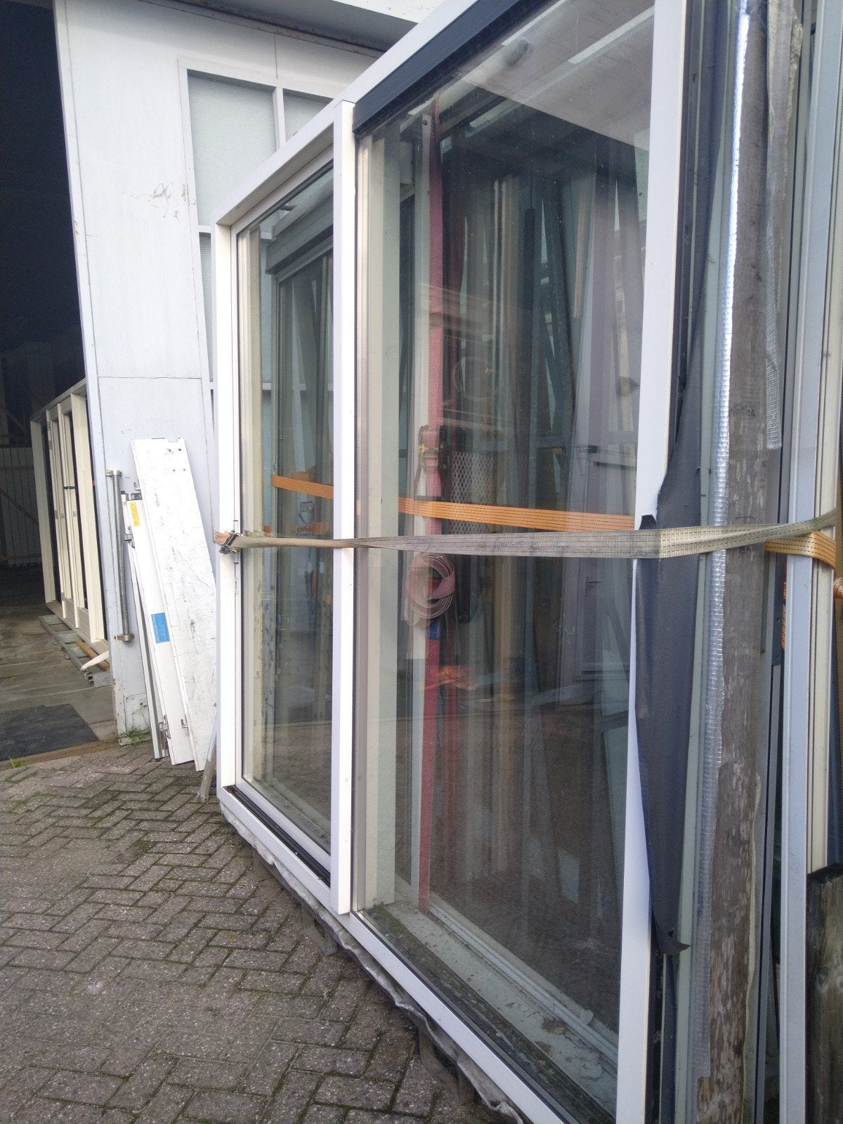 aluminium schuifpui, Gebruikt, Ophalen of Verzenden, Buitendeur, Schuifdeur