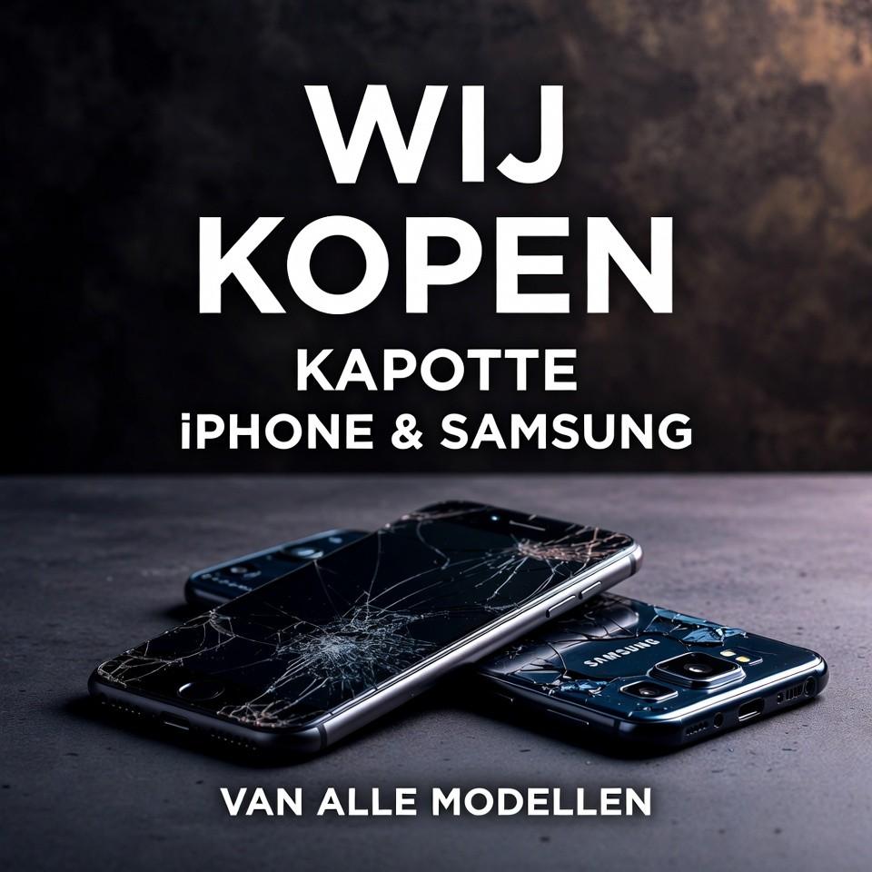 Gezocht Defecte, kapotte telefoons, Ophalen of Verzenden, Refurbished