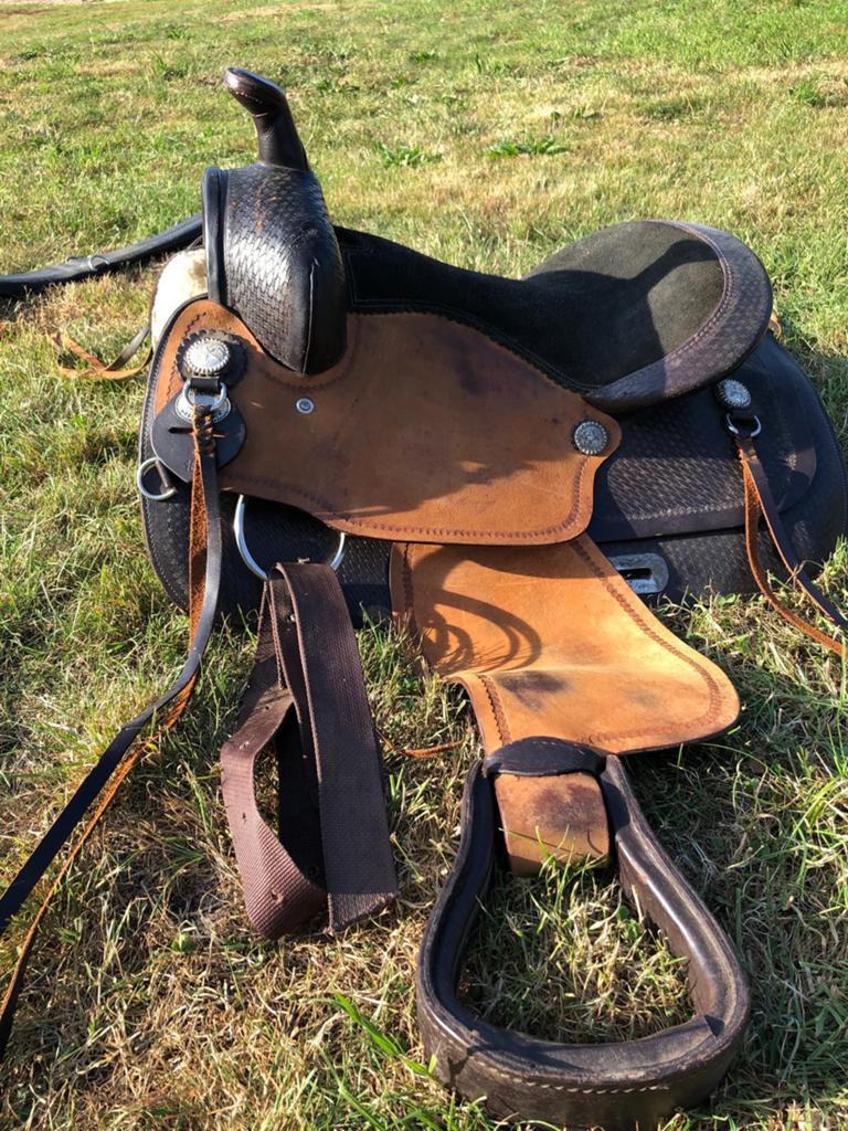 Tahoe western zadel (16inch), Dieren en Toebehoren, Paarden en Pony's | Zadels, Ophalen, Gebruikt, Western