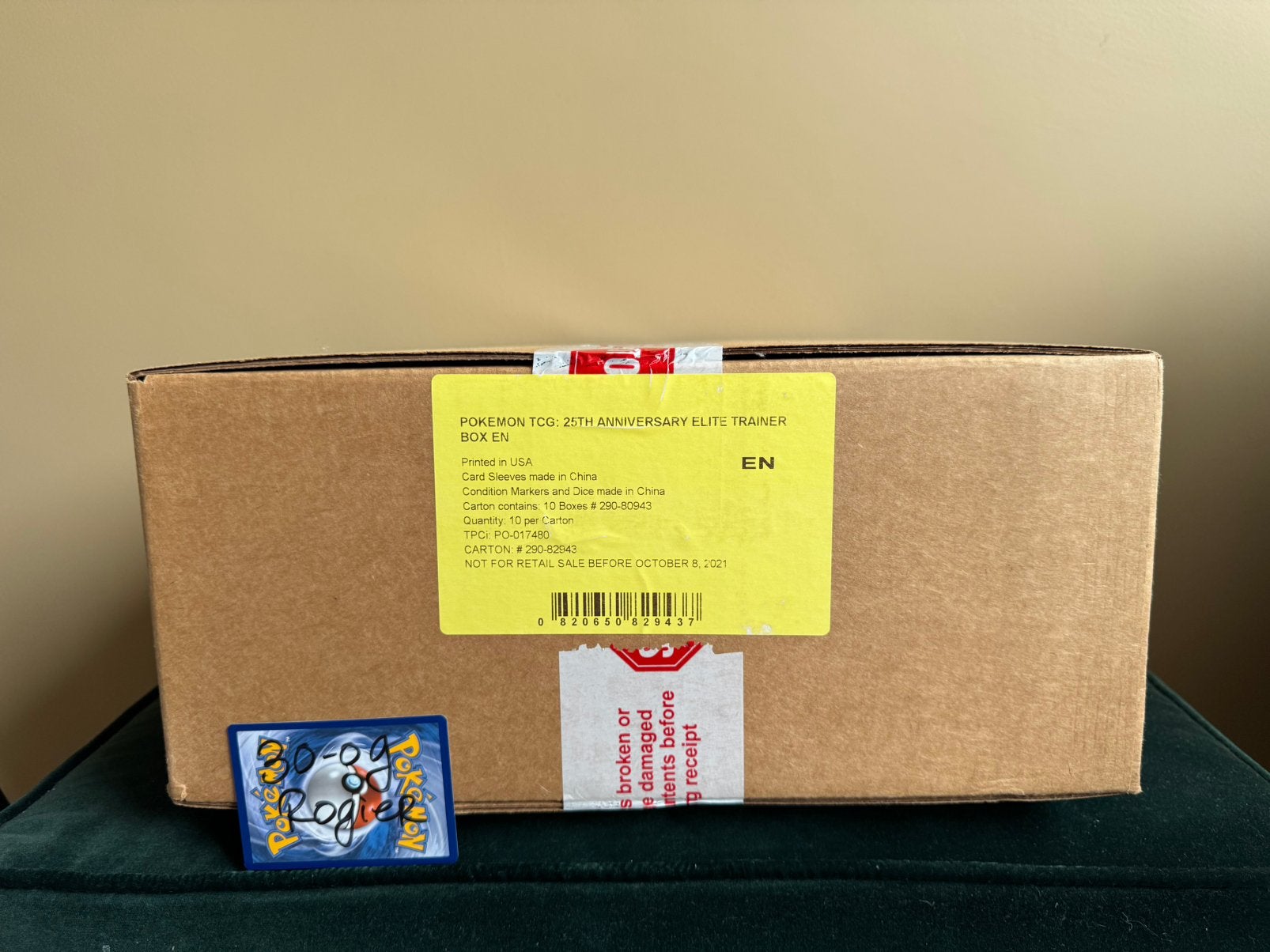 25th Celebrations ETB case 1st print Pokémon