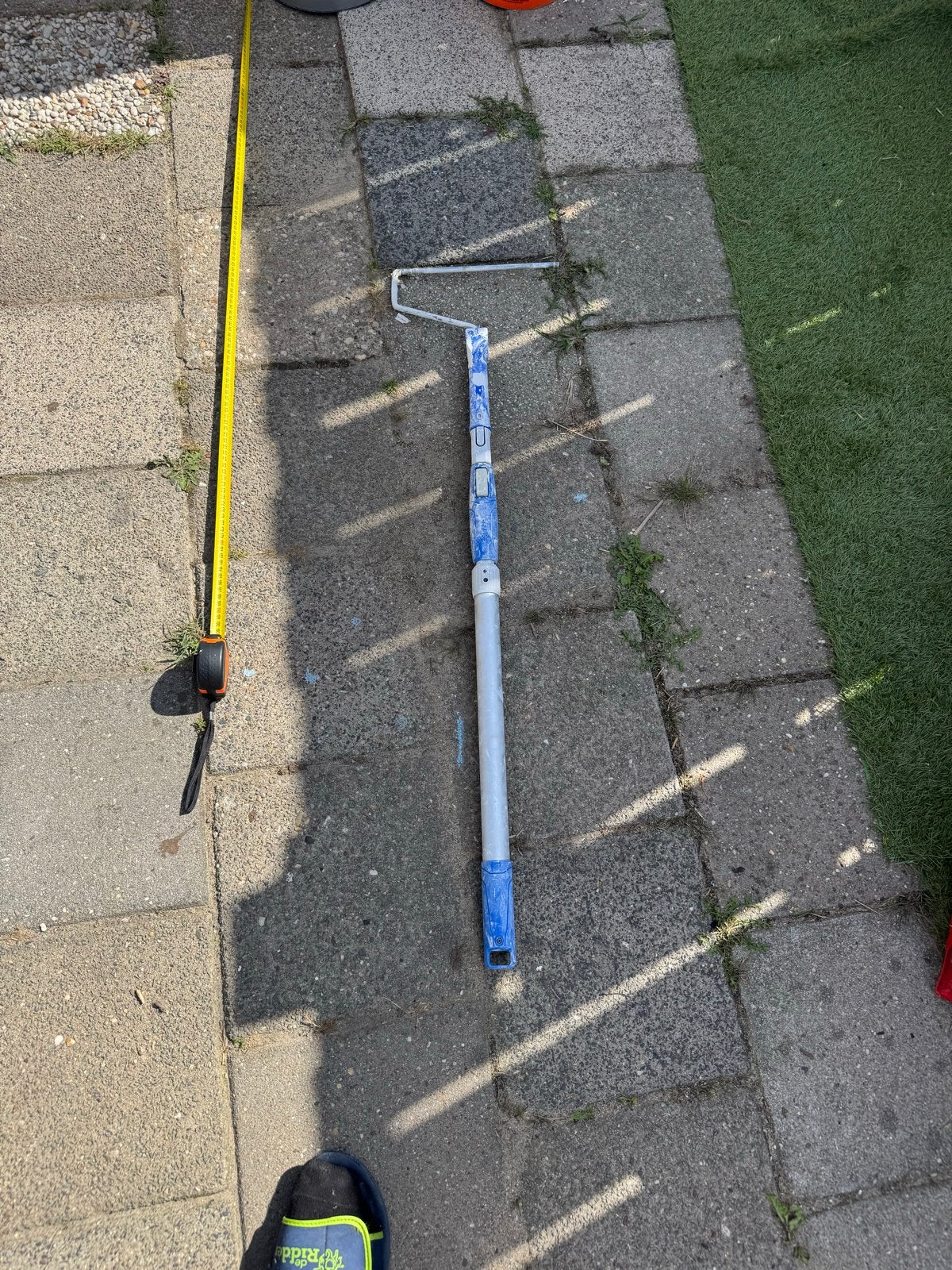 Verfroller met uitschuifbare steel, Ophalen of Verzenden, Gebruikt, Verfroller