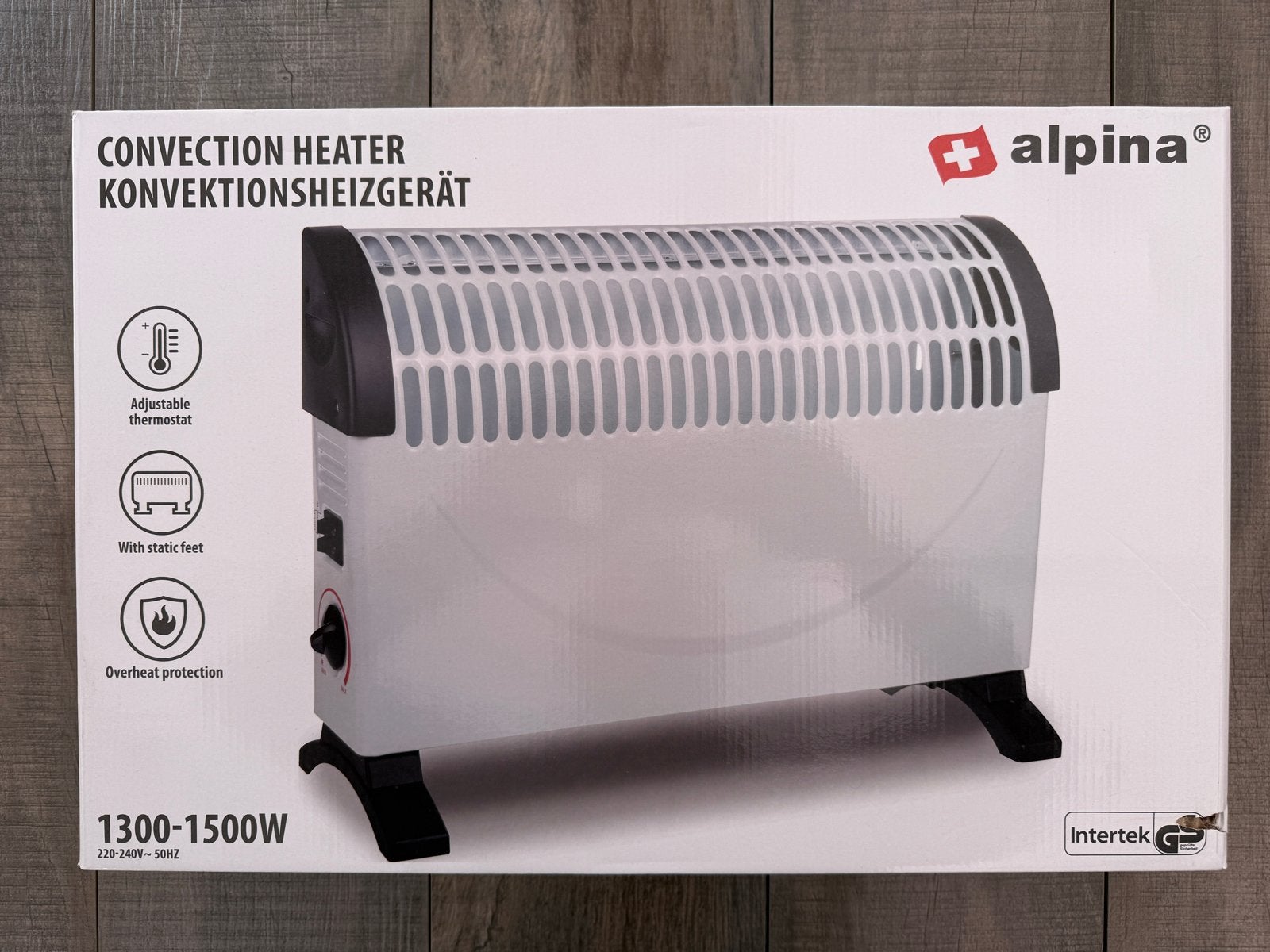Alpina Convectie Kachel 1500W V2- Nieuw in doos 2 stuks, Doe-het-zelf en Verbouw, Verwarming en Radiatoren, 30 tot 80 cm, Minder dan 60 cm