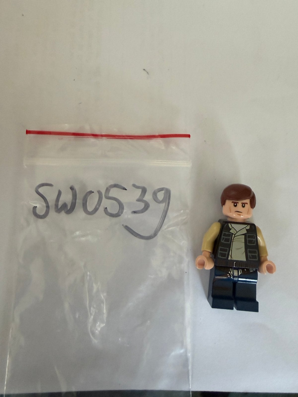 LEGO Star Wars Han Solo Minifiguur SW0539, Ophalen of Verzenden, Gebruikt
