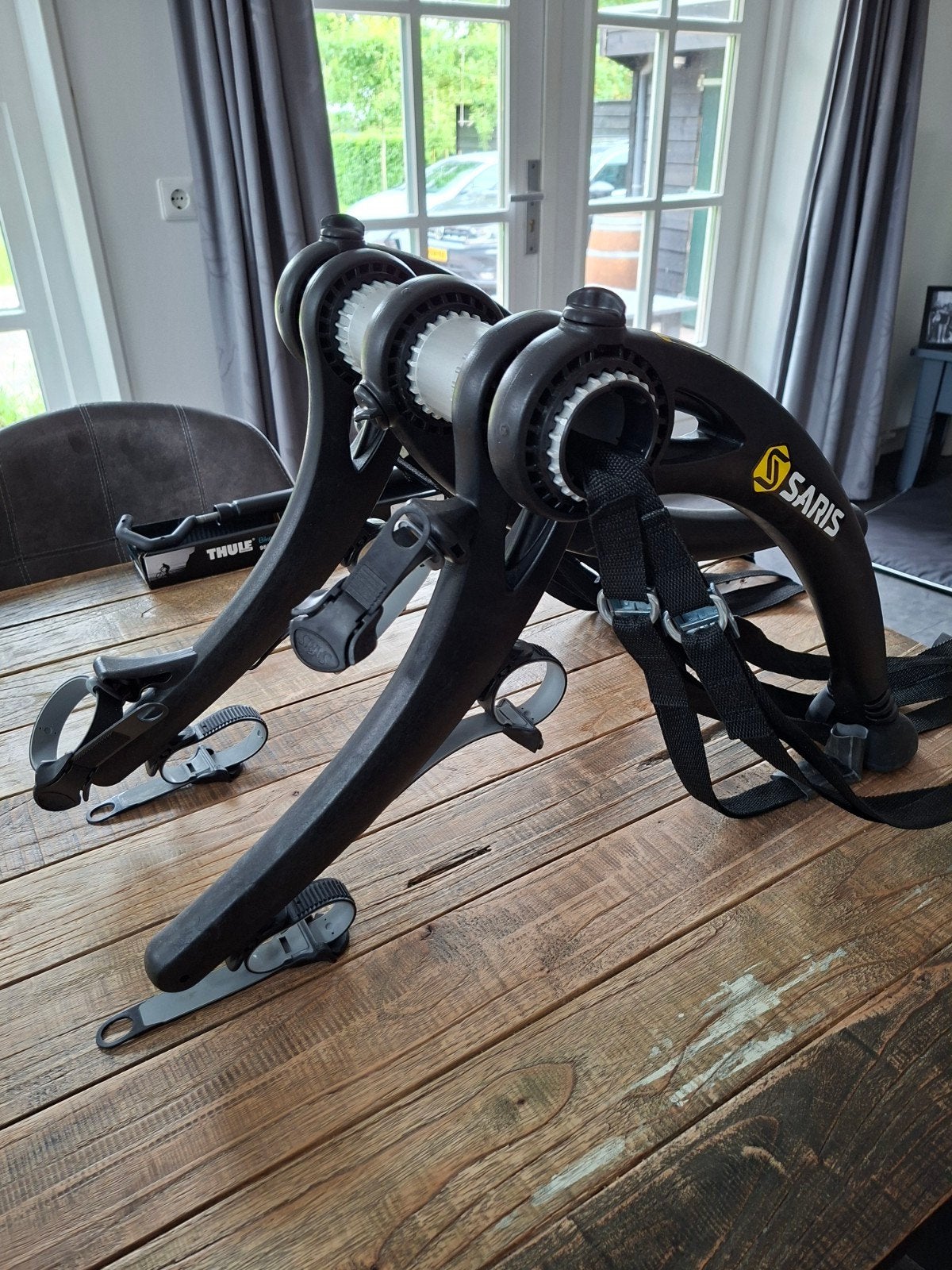 Fietsendrager Saris Model Bones., Auto diversen, Fietsendragers, Ophalen of Verzenden, Zo goed als nieuw, Achterklepdrager
