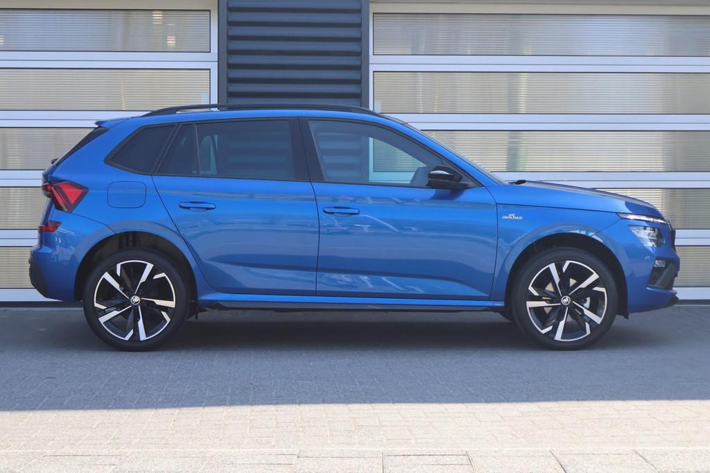Skoda Kamiq 1.0 TSI 115pk Monte Carlo | Adaptive Cruise | Na, Auto's, Voorwielaandrijving, 12 maanden, Euro 6, Blauw