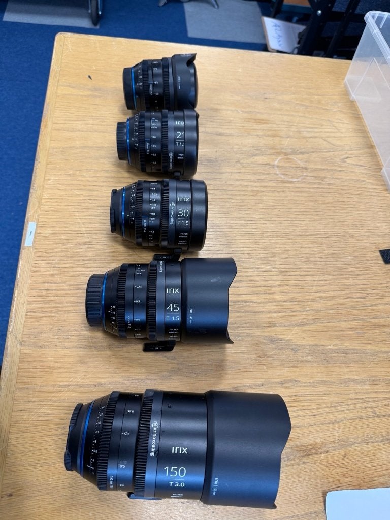 Irix Cine Prime Lens Set – 11/21/30/45/150mm – Full Frame, Gebruikt, Store@irixlens.com, Foto-Tip, ul. Bonarka 11, 30-415 Kraków, Poland