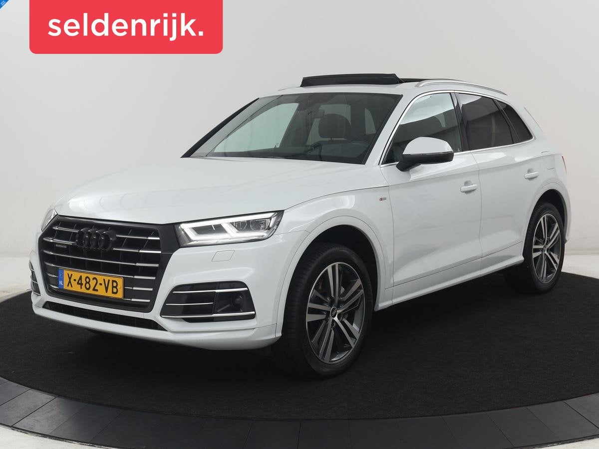 Audi Q5 55 TFSI e quattro Competition | SOH 91.8% | Leder |, Auto's, Automaat, 4 cilinders, Wit, Bedrijf