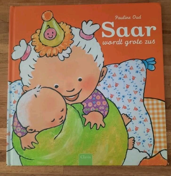 Pauline Oud - Saar wordt grote zus, Boeken, Kinderboeken | Baby's en Peuters, Ophalen of Verzenden, Zo goed als nieuw, Pauline Oud