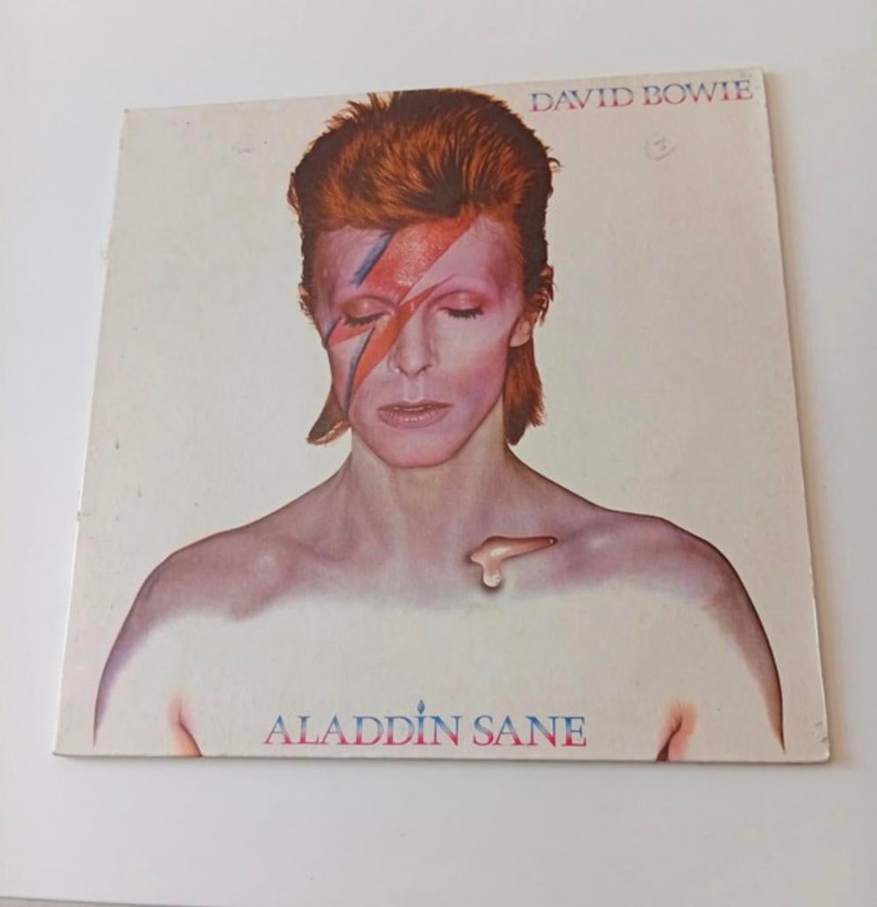 David Bowie - Aladdin Sane vinyl - oude persing, Ophalen of Verzenden, Zo goed als nieuw, 12 inch, Poprock
