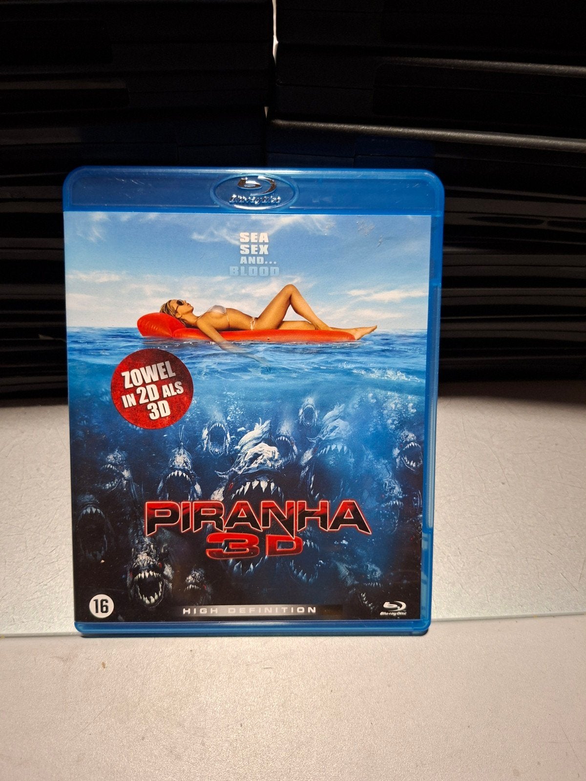 Piranha 3D Blu-ray - Zowel in 2D als 3D, Horror, Engels, Vanaf 16 jaar, Nederlands