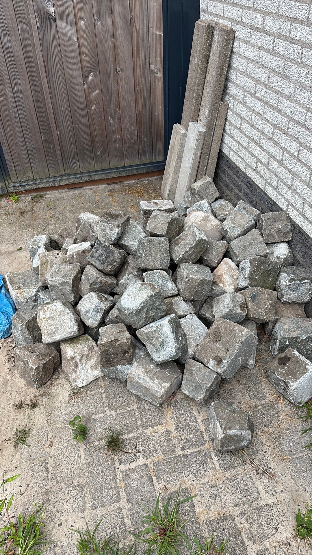 Kinderkoppen 80 stuks  plus opsluitbandjes, Tuin en Terras, Grind, Keien en Split, Ophalen, Zo goed als nieuw