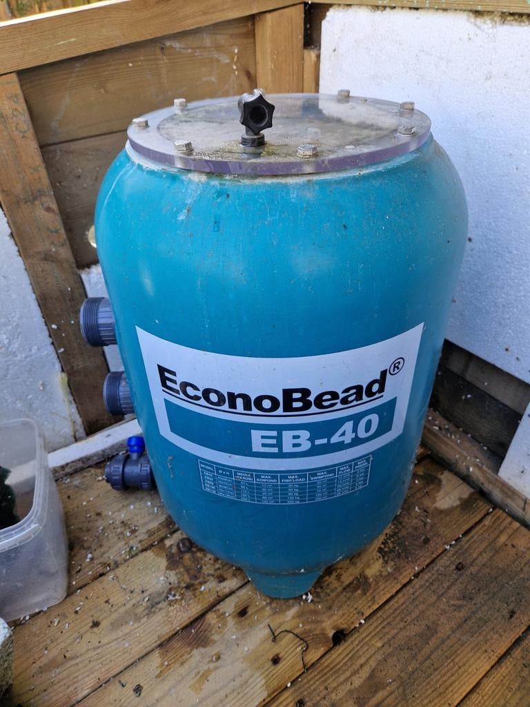 EconoBead EB-40 Vijverfilter met Filteco en pomp, Ophalen of Verzenden, Gebruikt, Vijverfilter