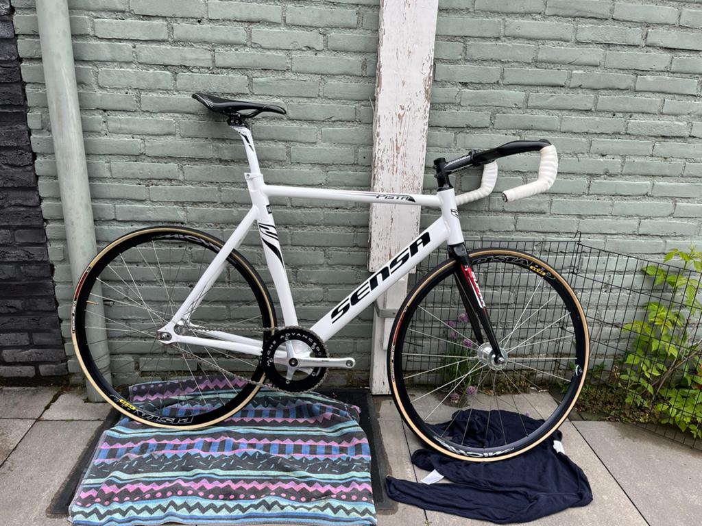 Sensa Pista baanfiets, maat 56, Aluminium, Zo goed als nieuw, 53 tot 57 cm, Ophalen