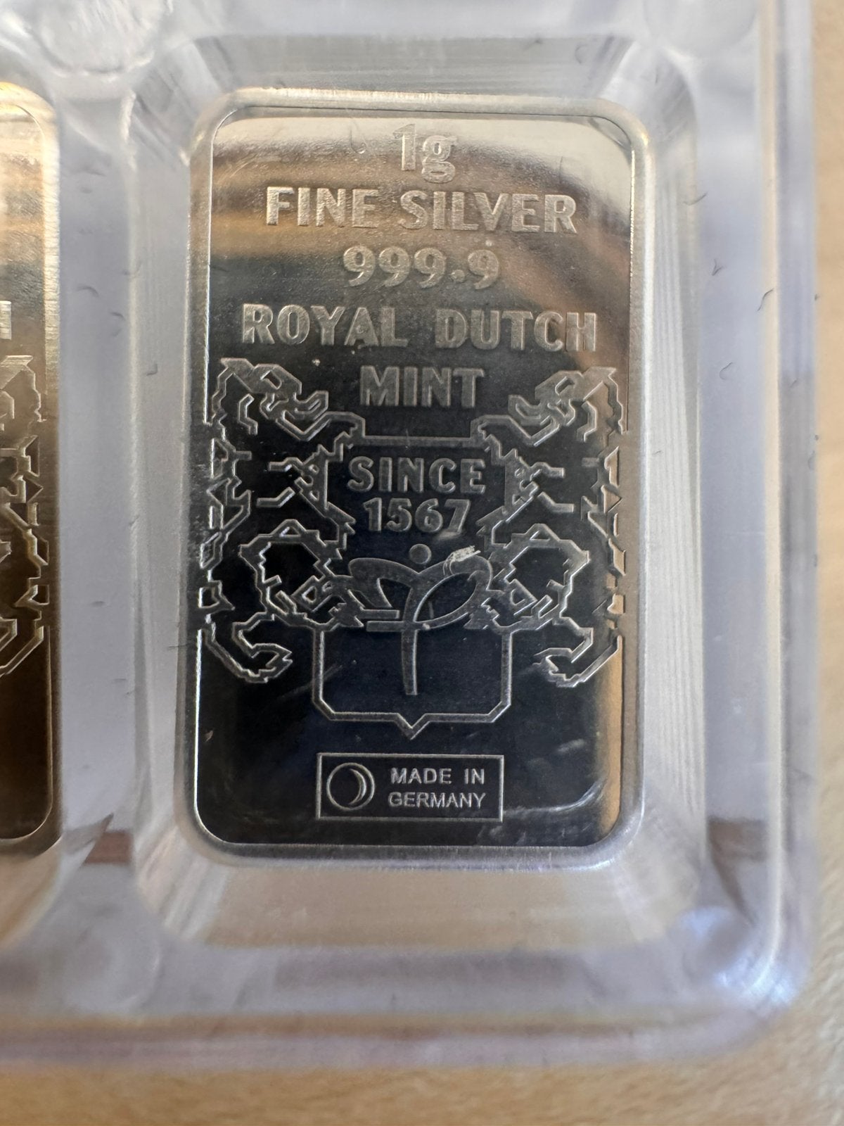 100x1gram zilverbaren 999.9, Ophalen of Verzenden, Zilver