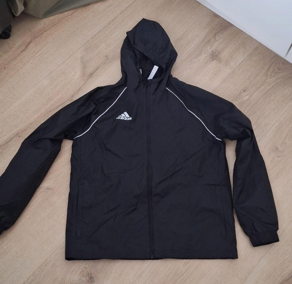 Adidas regenjas maat 164, Adidas, Gebruikt, Jongen of Meisje, Ophalen of Verzenden