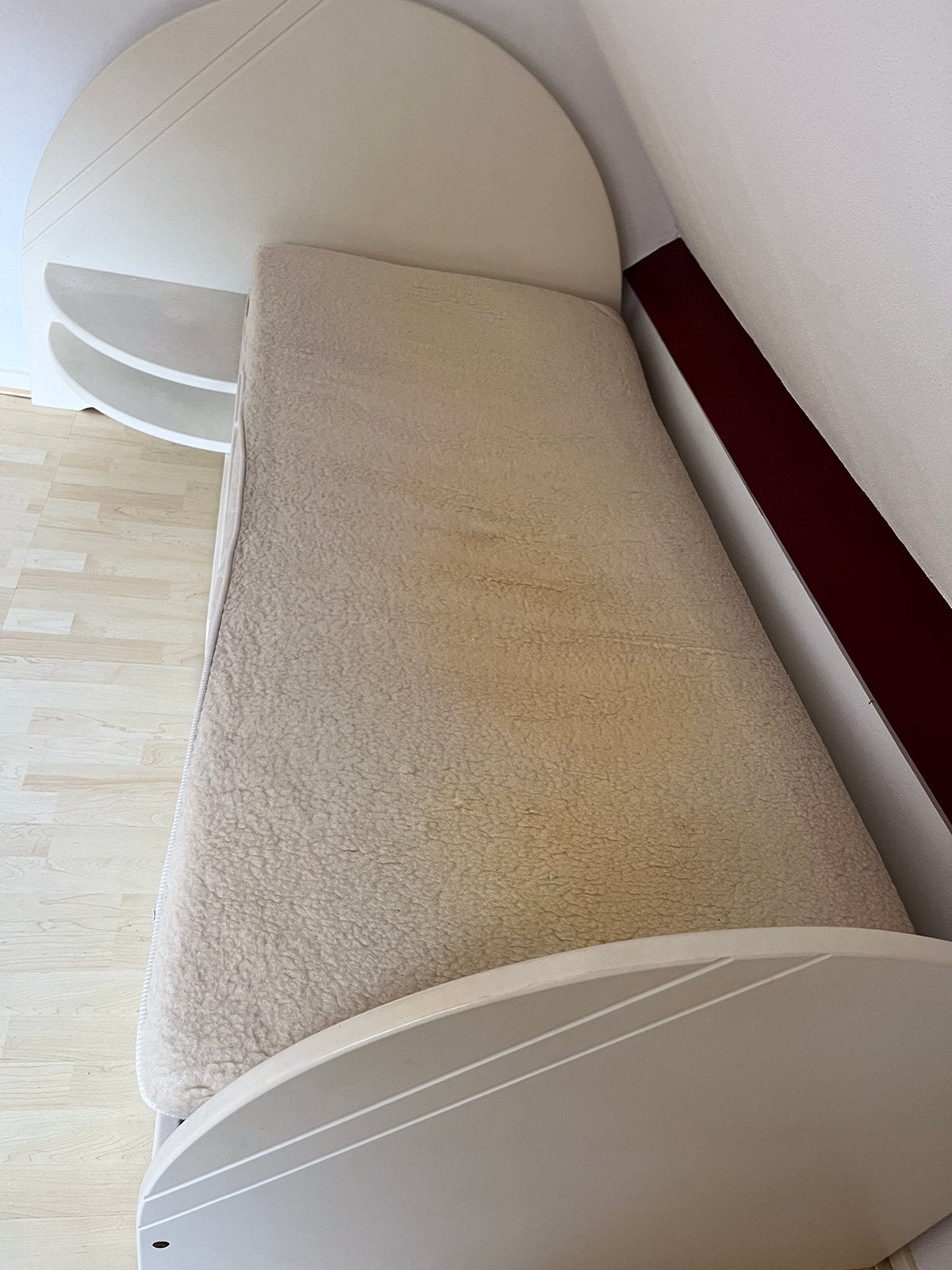 Eenpersoons bed, Ophalen, Overige materialen, Gebruikt, 90 cm