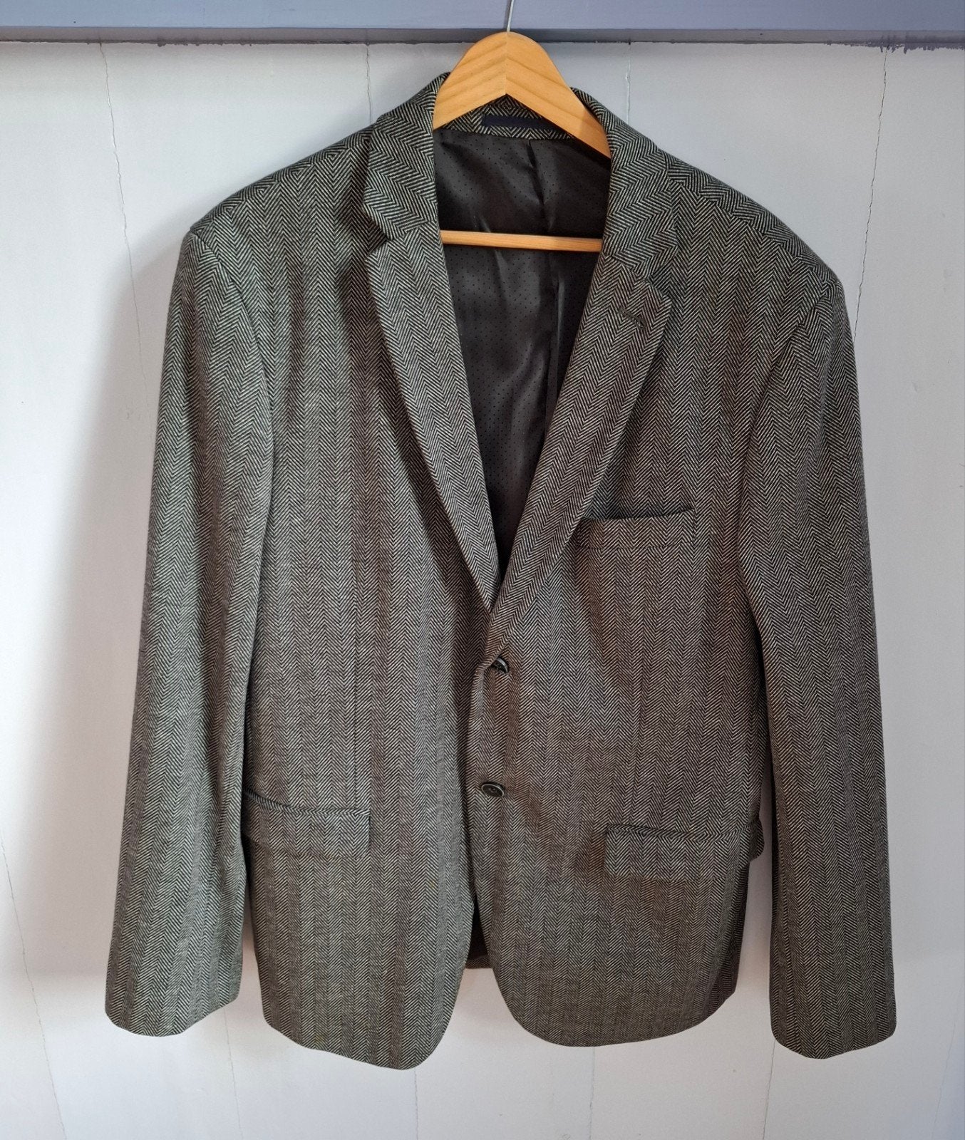 Donkergrijze "LIV" heren blazer/colbert. Mt.XL, Kleding | Heren, Kostuums en Colberts, LIV, Maat 56/58 (XL), Ophalen of Verzenden