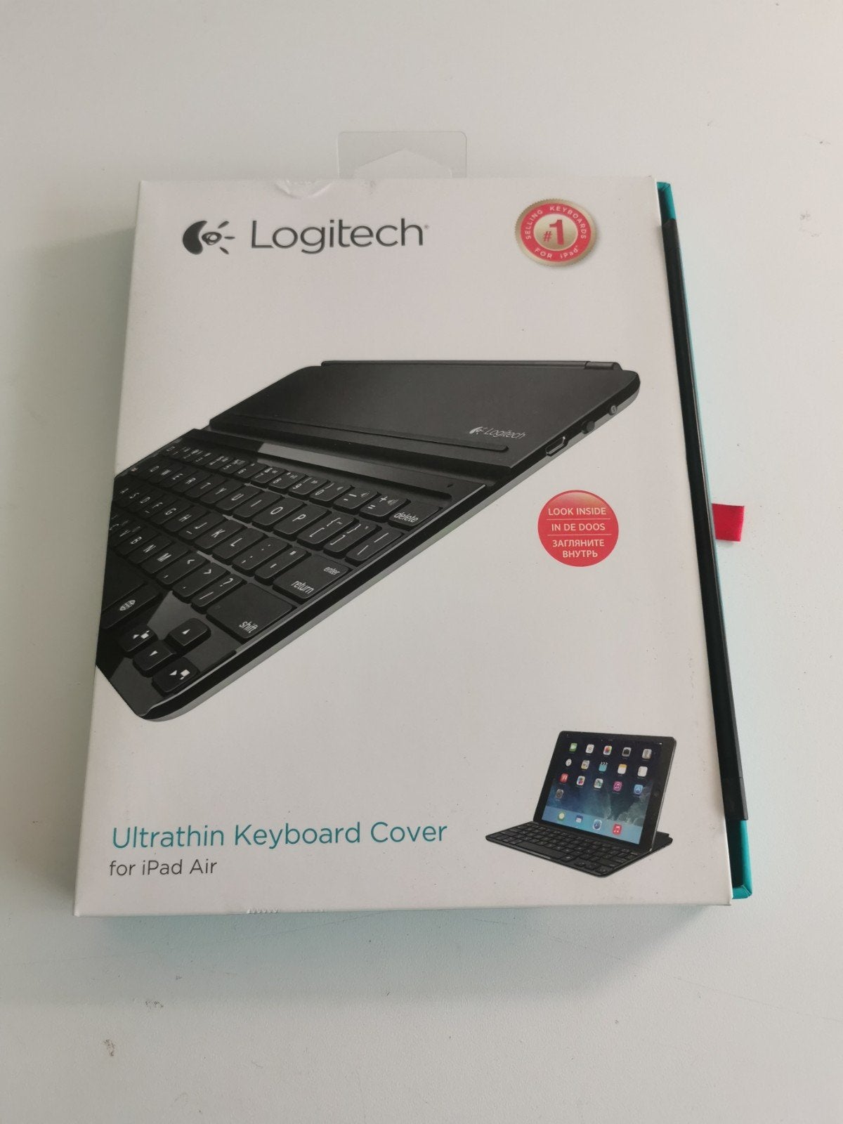 Logitech Ultrathin Keyboard Cover voor iPad Air, Logitech, Ophalen of Verzenden, Zo goed als nieuw, Draadloos
