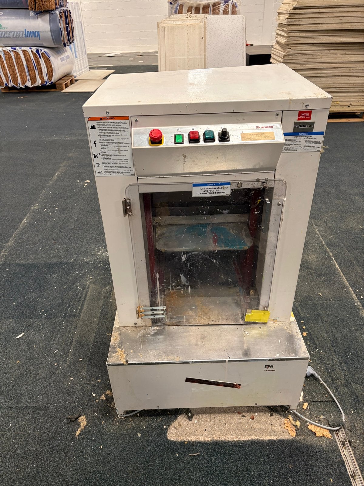Skandex verfmengmachine - FMM Fluid Management, Ophalen of Verzenden