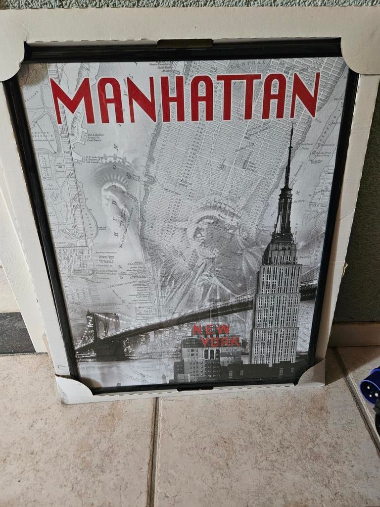 Poster in lijst, Ophalen, Hout, Minder dan 50 cm, Minder dan 50 cm