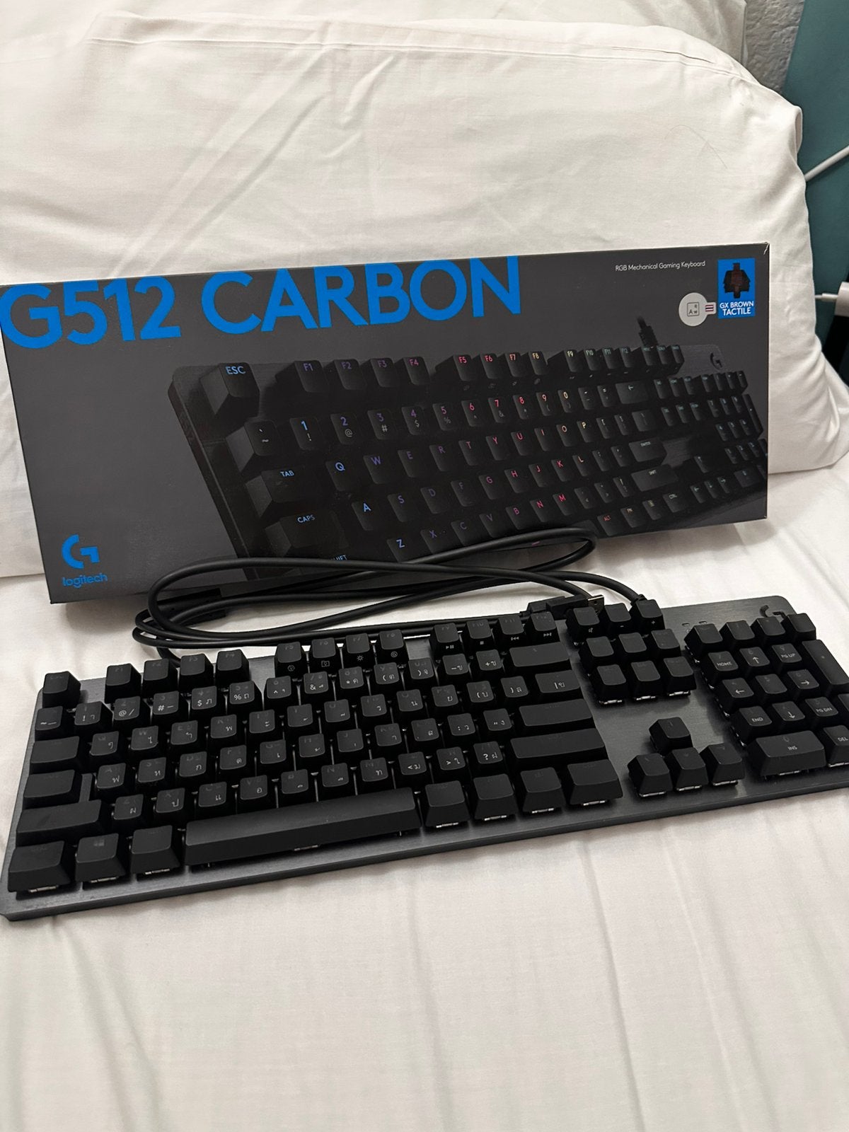 Logitech G512 Carbon (als nieuw), Verzenden, Gaming toetsenbord, Zo goed als nieuw, Qwerty