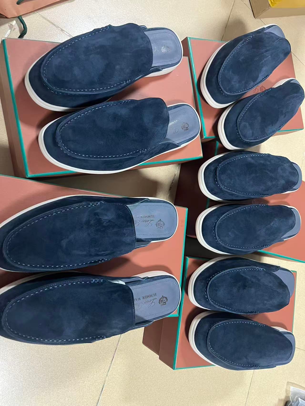 loro piana open walk, Kleding | Heren, Ophalen of Verzenden, Nieuw, Blauw, Loafers