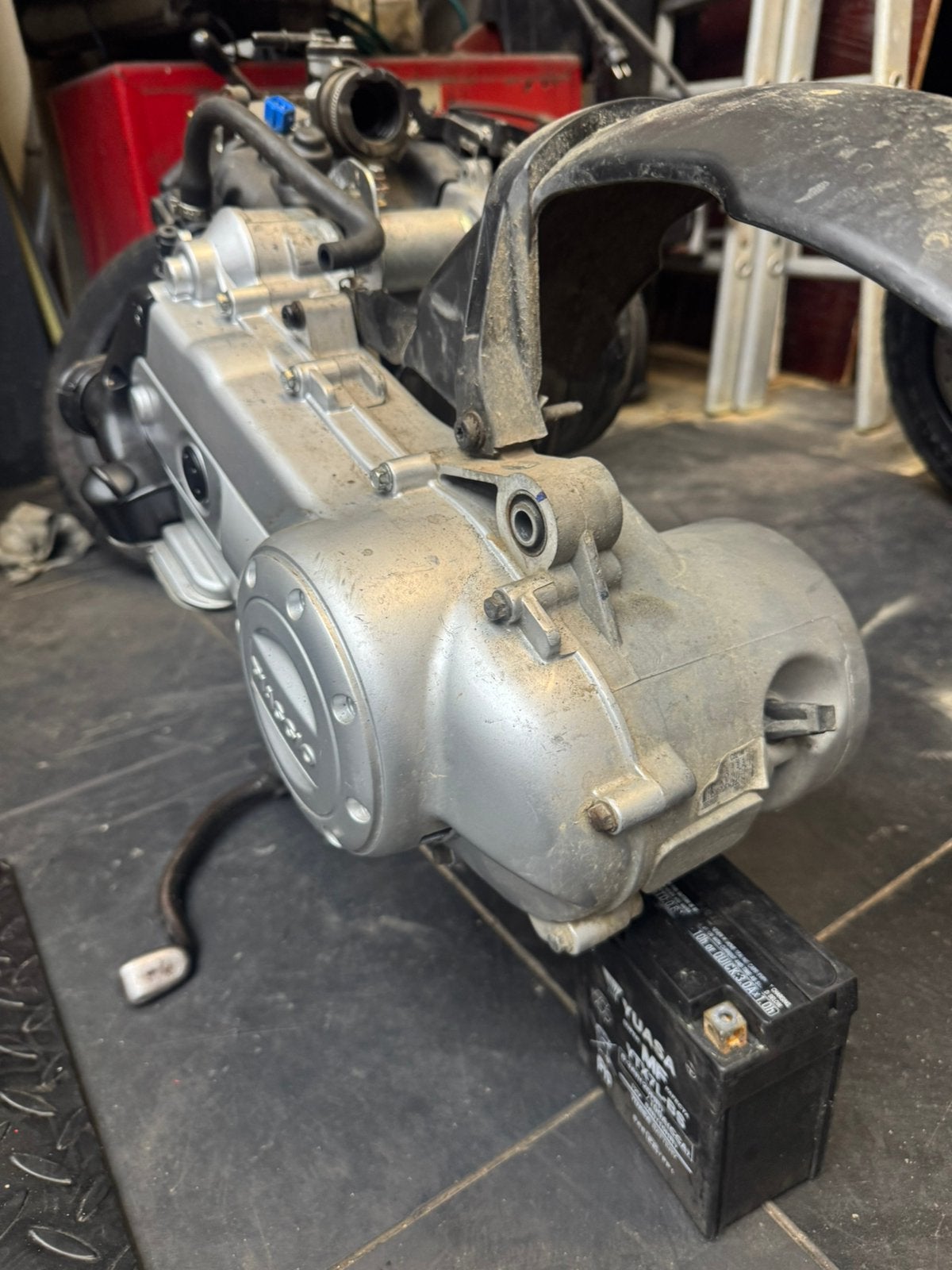 Piaggio zip Euro 5 blok, Ophalen