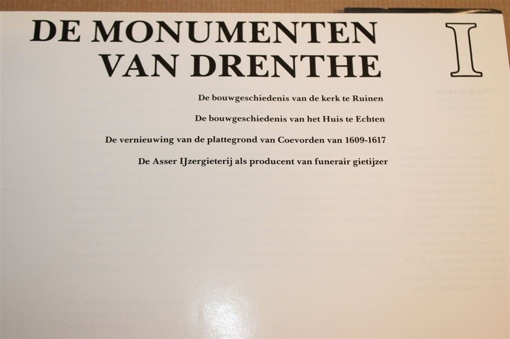 Monumenten in Drenthe — Ruinen, Echten, Coevorden & Assen, Ophalen of Verzenden, Gelezen