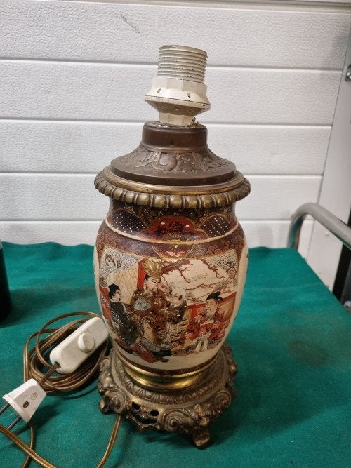 lampenvoet satsuma vintage antiek, Ophalen of Verzenden, 'T Olde Gre-j, Info@toldegrej.nl, Endepoelstraat 20f Didam