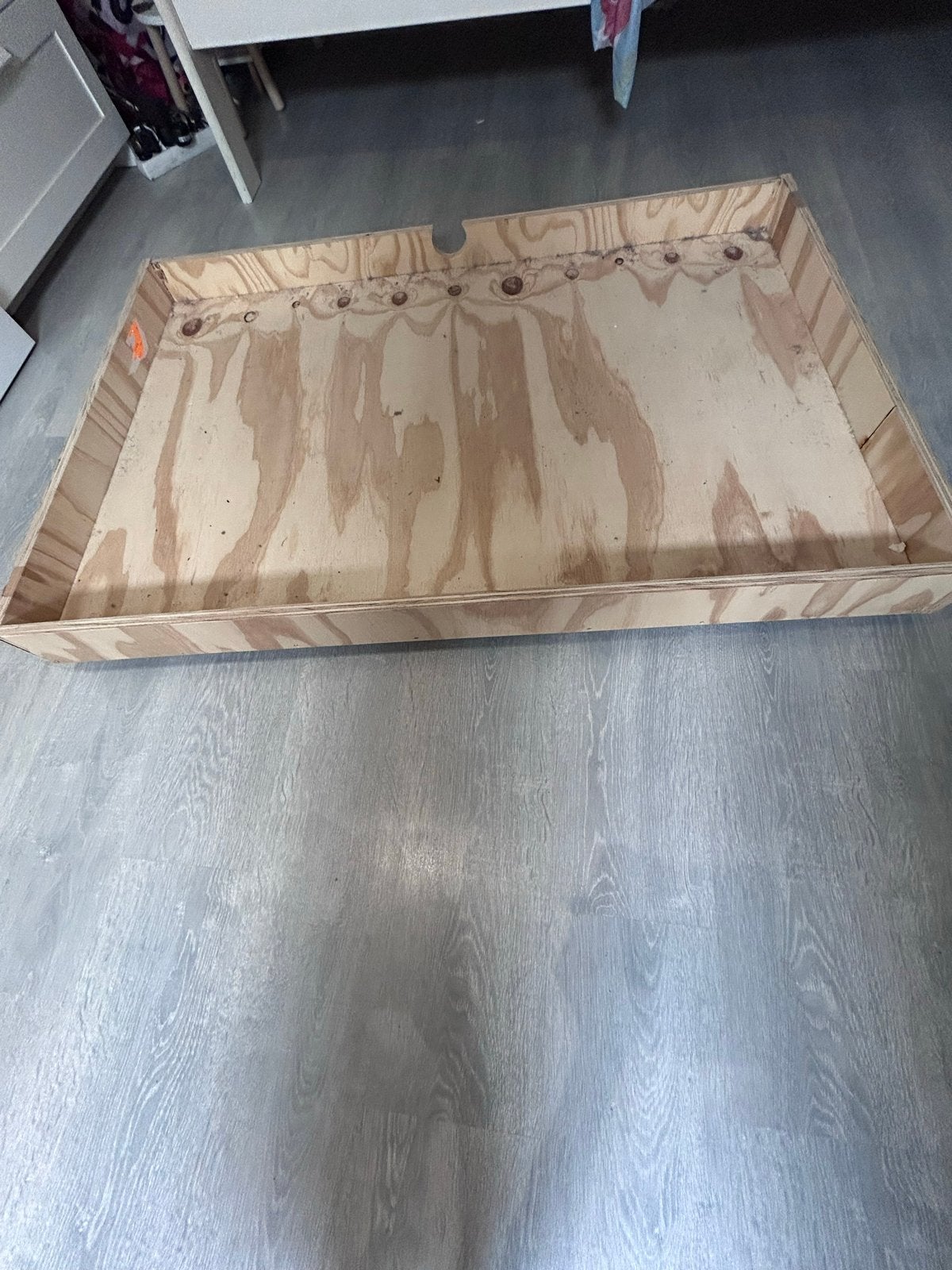 Houten bedlade/opbergbak voor onder bed, Ophalen, Overige kleuren, Tweepersoons, 140 cm