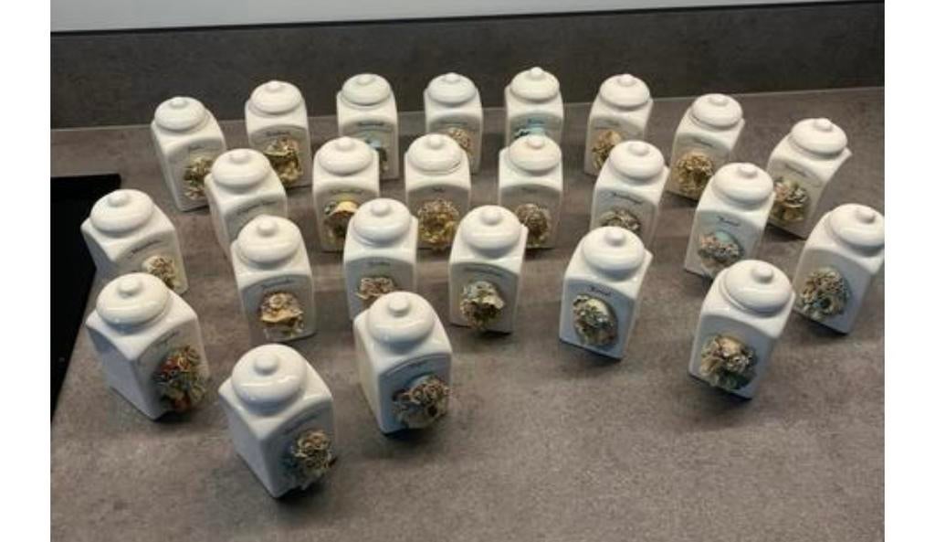 Goldina Art Kruidenpotjes - 24 stuks, Ophalen, Overige materialen, Overige typen, Zo goed als nieuw