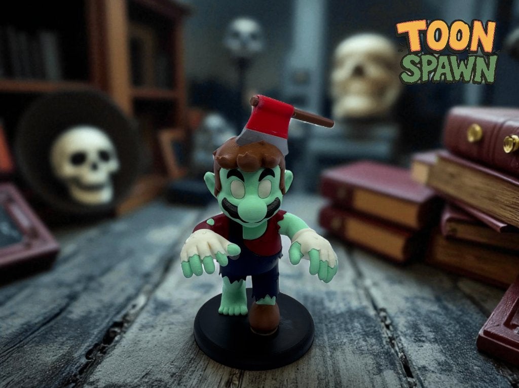 Zombie Mario – 17 cm – Super Mario Figuur, Ophalen of Verzenden, Nieuw, Overige typen