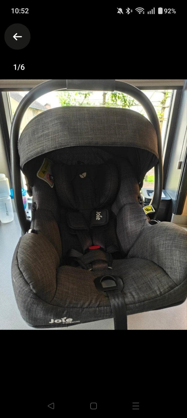 Joie i-gemm autostoel 0-13 kg - Zo goed als nieuw, Overige merken, Autogordel, Verstelbare rugleuning, Ophalen of Verzenden