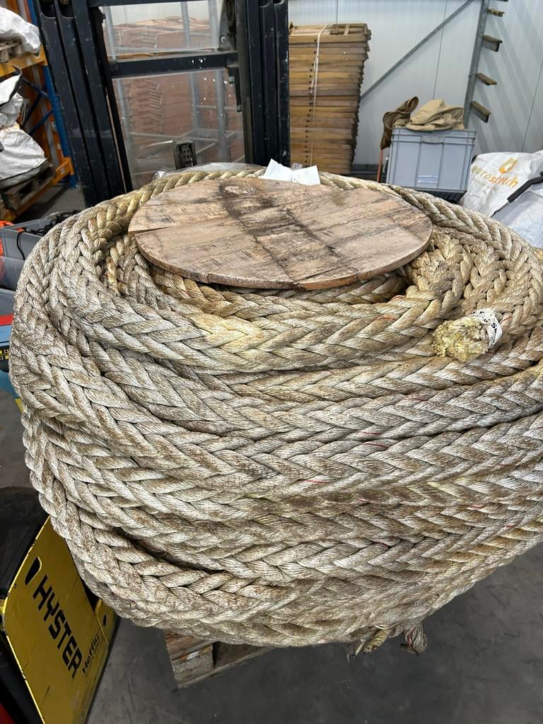 200m 10cm dik touw voor beroepsvaart (gebruikt), Watersport en Boten, Ophalen, Gebruikt