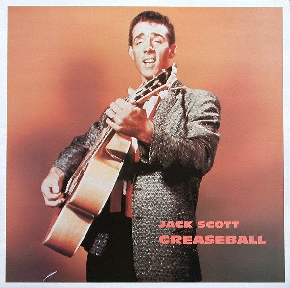 elpee - jack scott - greasball, LP, Ophalen of Verzenden, Zo goed als nieuw, Pop