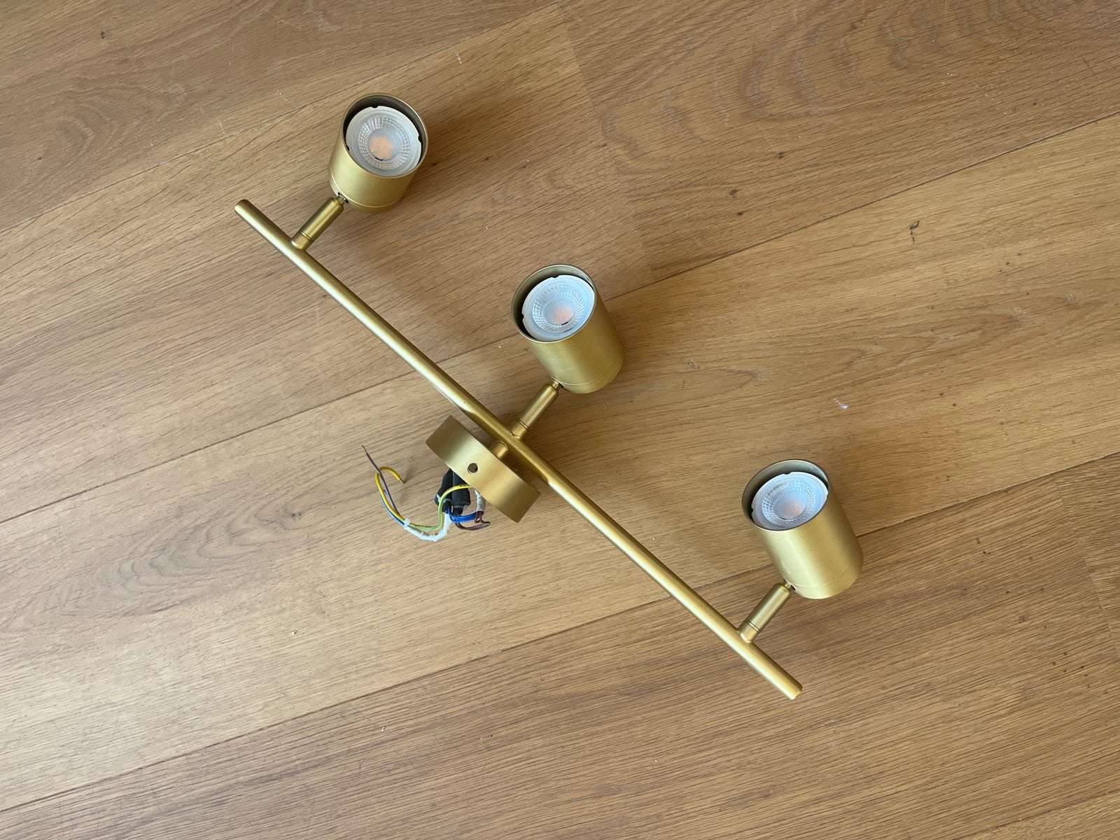 Lumidora opbouwspots messing, Metaal of Aluminium, Ophalen of Verzenden, Zo goed als nieuw, Led