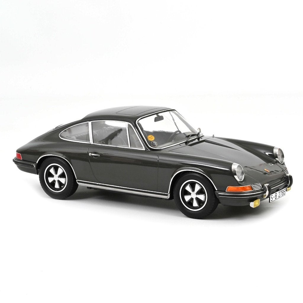 Porsche 911 S 1970 Slate Grijs Modelauto 1/18 Norev, Auto, Norev, Ophalen of Verzenden, Norev