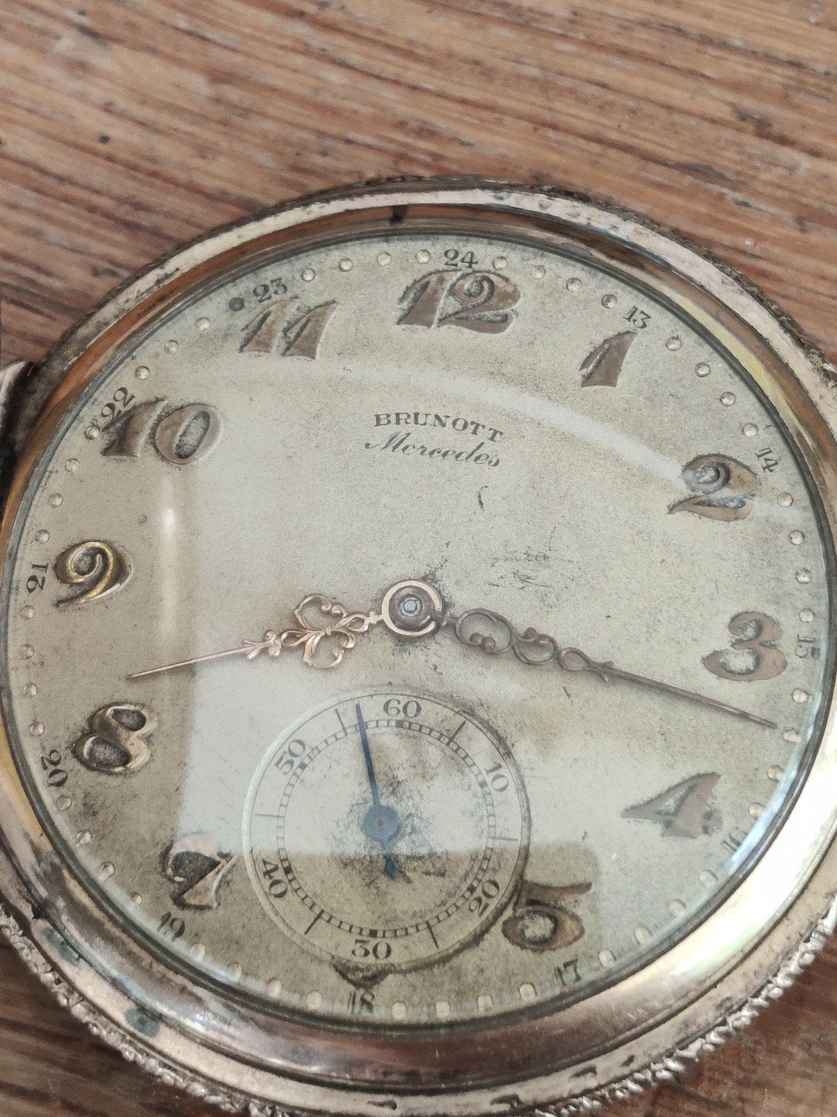 Brunott Mercedes zakhorloge Geneve, Ophalen, Staal, Overige merken