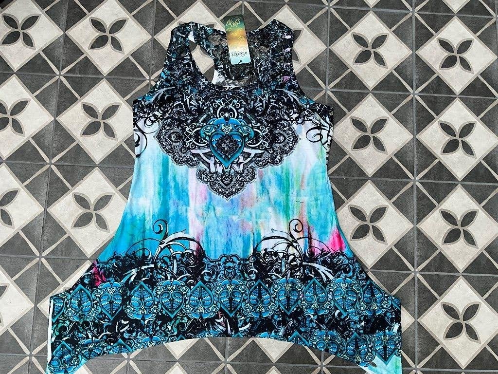 Innocent Heart Celtic top kleur Petrol Maat XXL, Kleding | Dames, Innocent Heart Celtic top kleur Petrol Maat XXL, Blauw, Maat 46/48 (XL) of groter