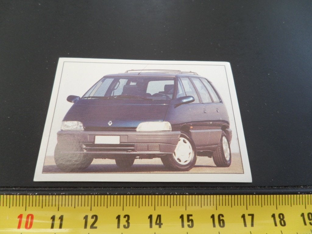 sticker panini super auto #148 renault, Ophalen of Verzenden, Zo goed als nieuw