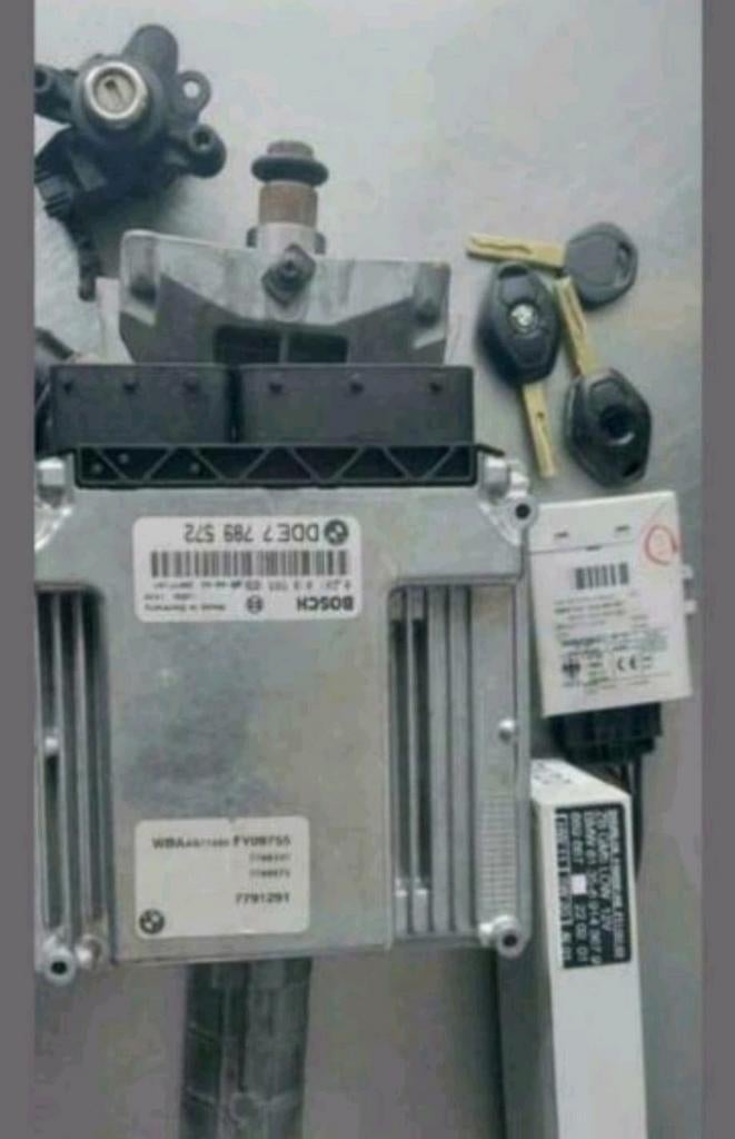 Sleutel contactslot ecu BMW 3-Serie E46 320d 110kw 150pk, Ophalen of Verzenden, BMW