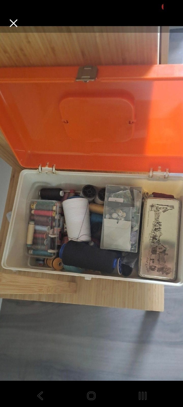 Naaibox, Ophalen