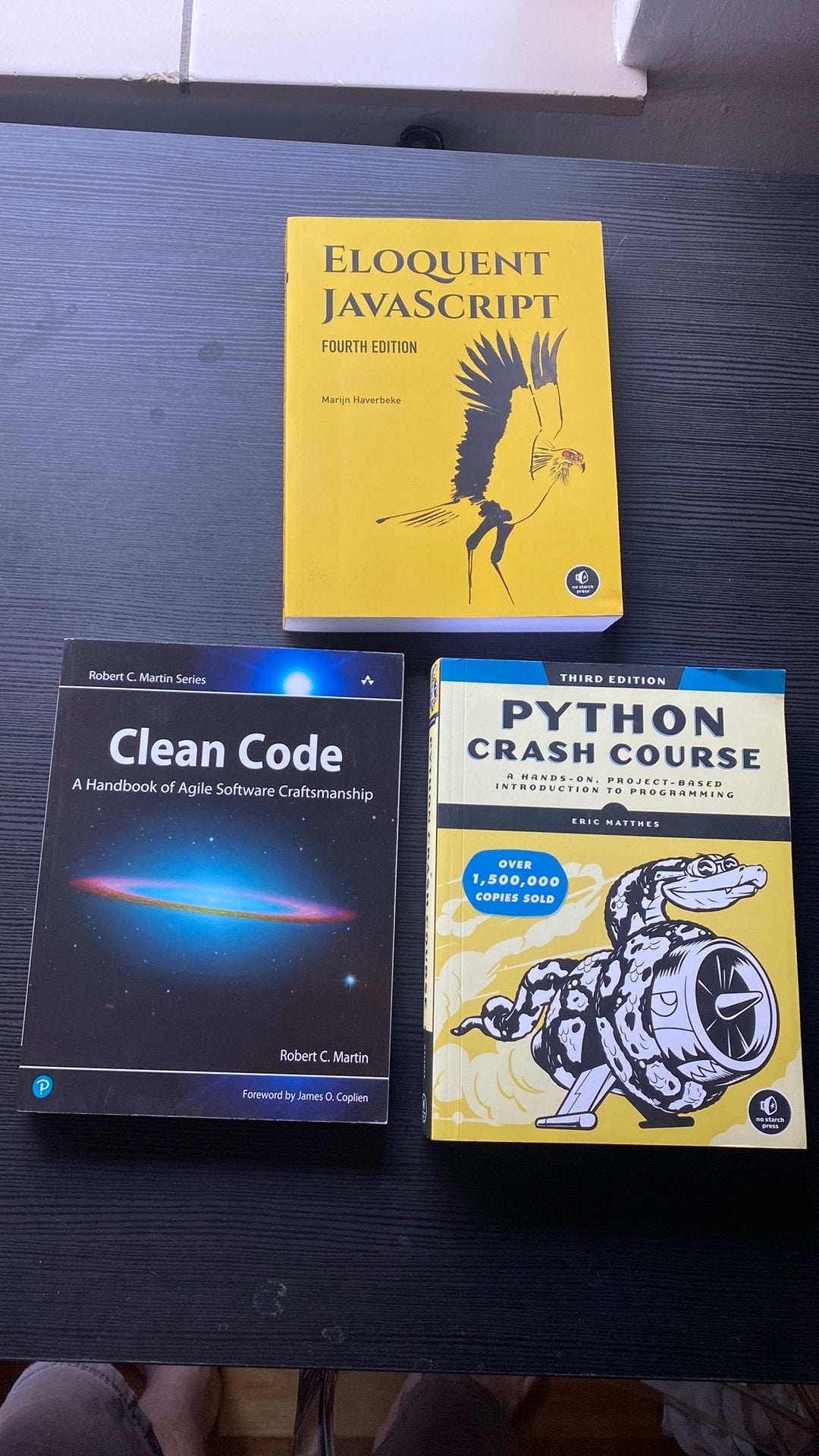 Clean code eloquent javascript python crash course, Boeken, Ophalen, Gelezen, Programmeertaal of Theorie
