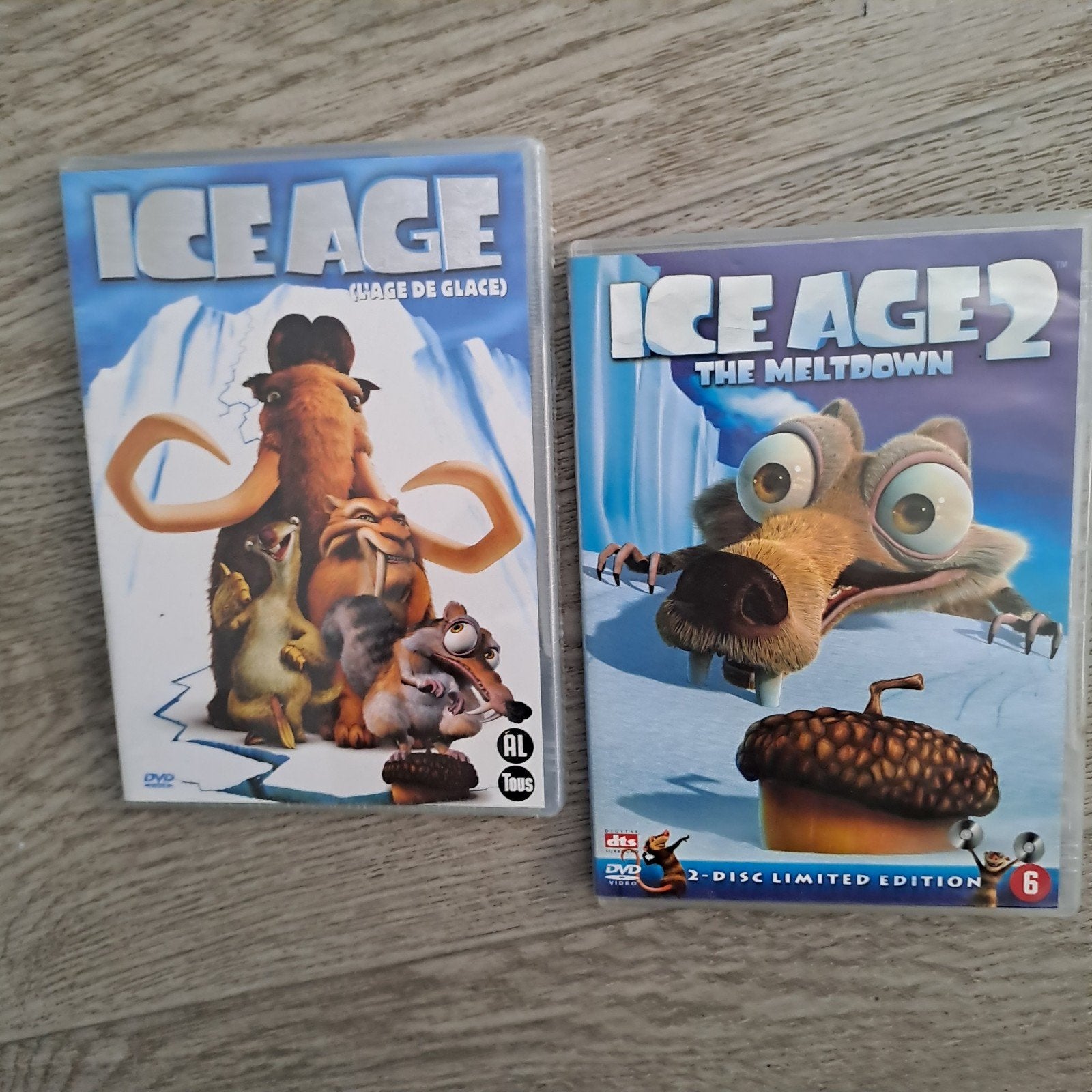 ICE AGE L'AGE DE GLACE + ICE AGE THE MELTDOWN, Ophalen, Europees, Alle leeftijden, Nederlands
