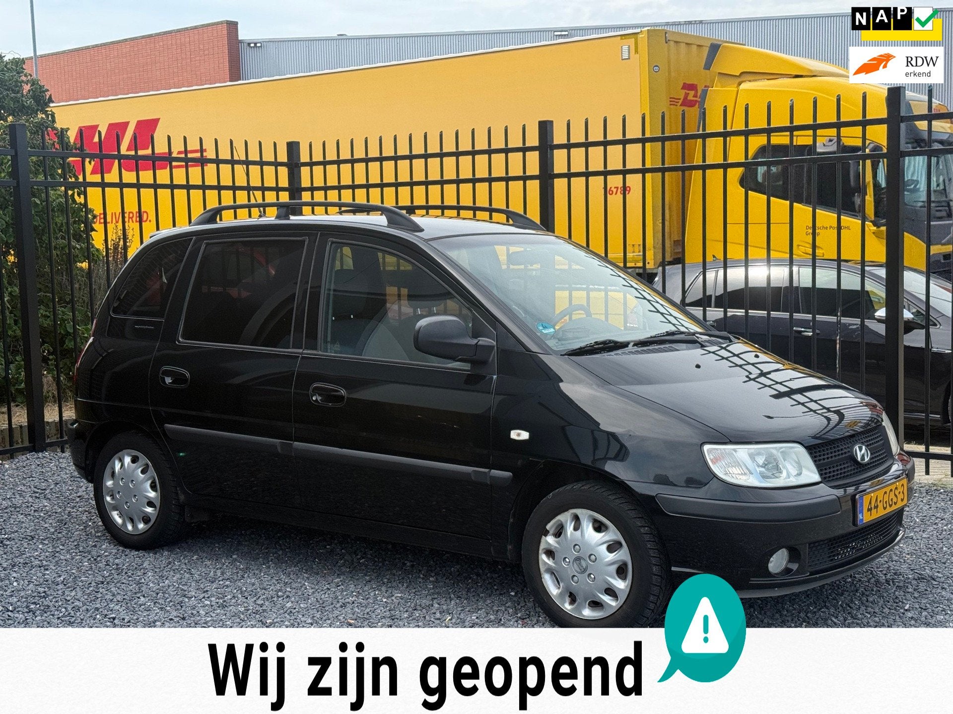 Hyundai Matrix 1.6i Active Joy AIRCO!APK!KOOPJE!, Auto's, Hyundai, Voorwielaandrijving, Matrix, Stof, Gebruikt