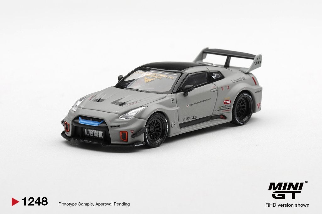 Mini GT Nissan GT-R R35 LB-Super Silhouette GT-RR Ver. 1, Www.rubensmodelautos.nl, Auto, Nieuw, Ophalen of Verzenden
